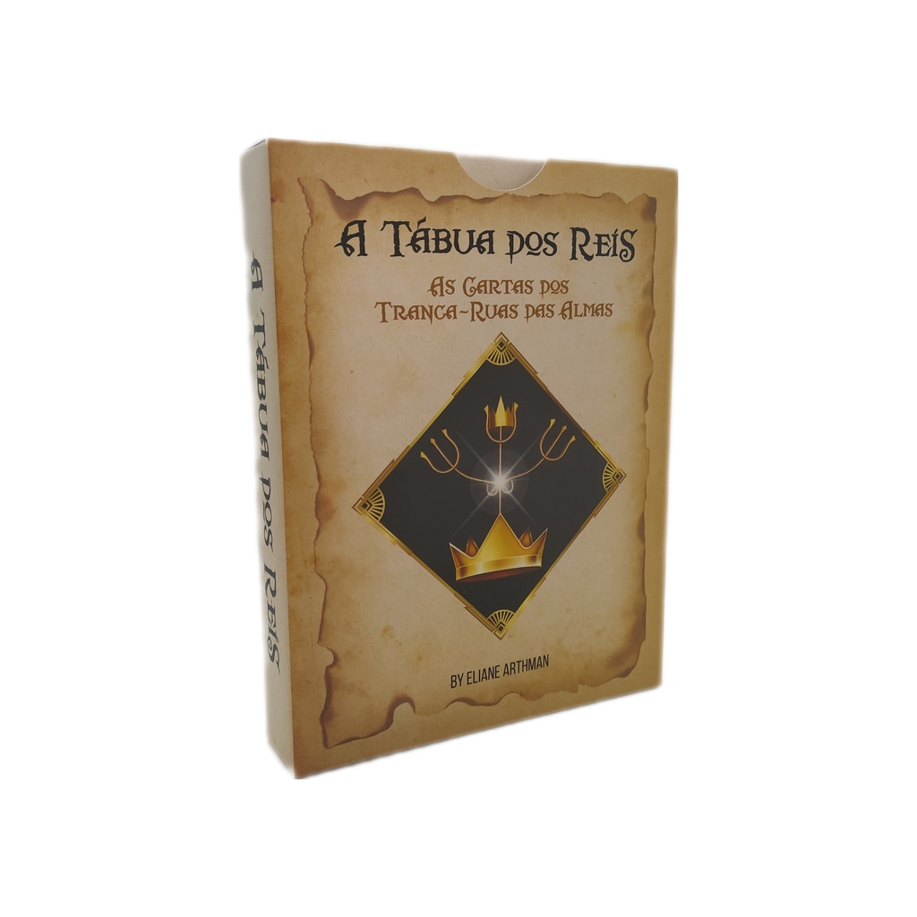 Baralho Tábua dos Reis Cartas dos Tranca-Ruas das Almas Eliane Arthman tarô em Oferta na Shopee
