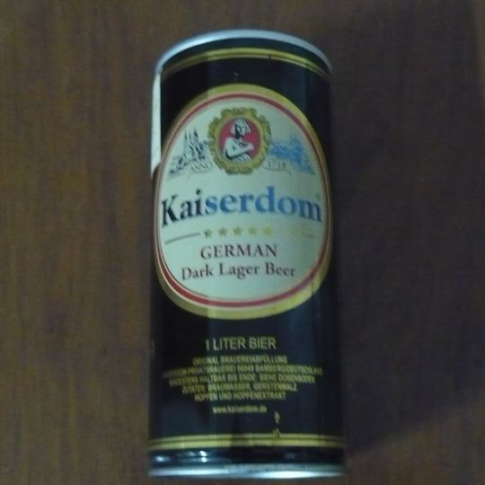Lata Vazia Cerveja Alemã Kaiserdom 1 Lt