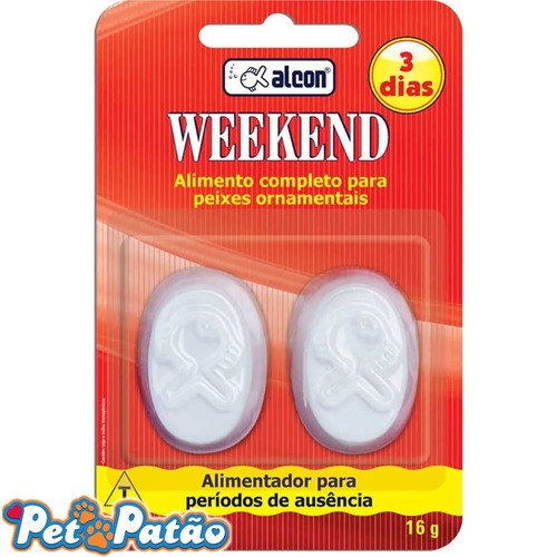 ALCON RAÇÃO DE FERIAS 3 DIAS PARA PEIXES EM BLOCO - UN