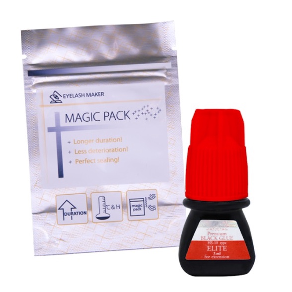 Cola para Alongamento de Cílios Premium Black Glue HS - 10 Type ELITE 3ml