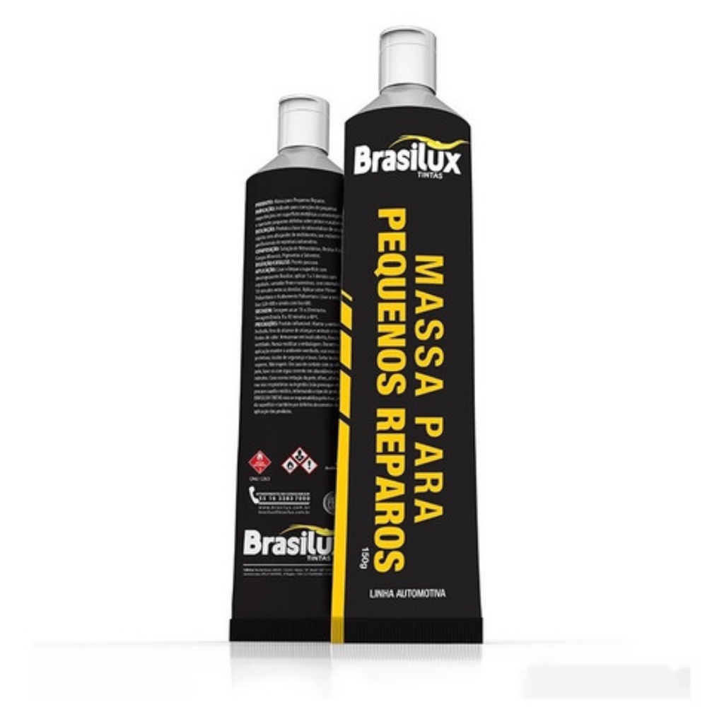 Massa Automotiva Para Pequenos Reparos 150g - Brasilux - Spare Parts and Accessories for Vehicles