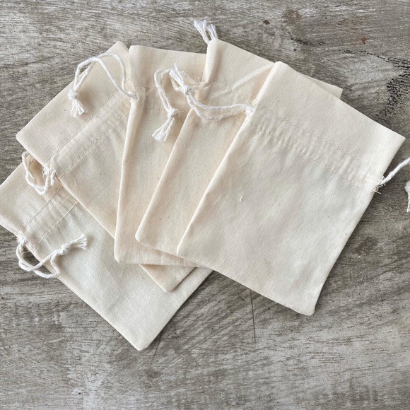 50 saquinhos de algodao 10x15 em Oferta na Shopee