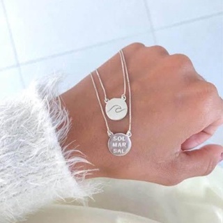 Colar Escapulário Feminino Onda Do Mar Plaquinha Sol Mar Sal A Prata 925 Antialérgico em Oferta na Shopee