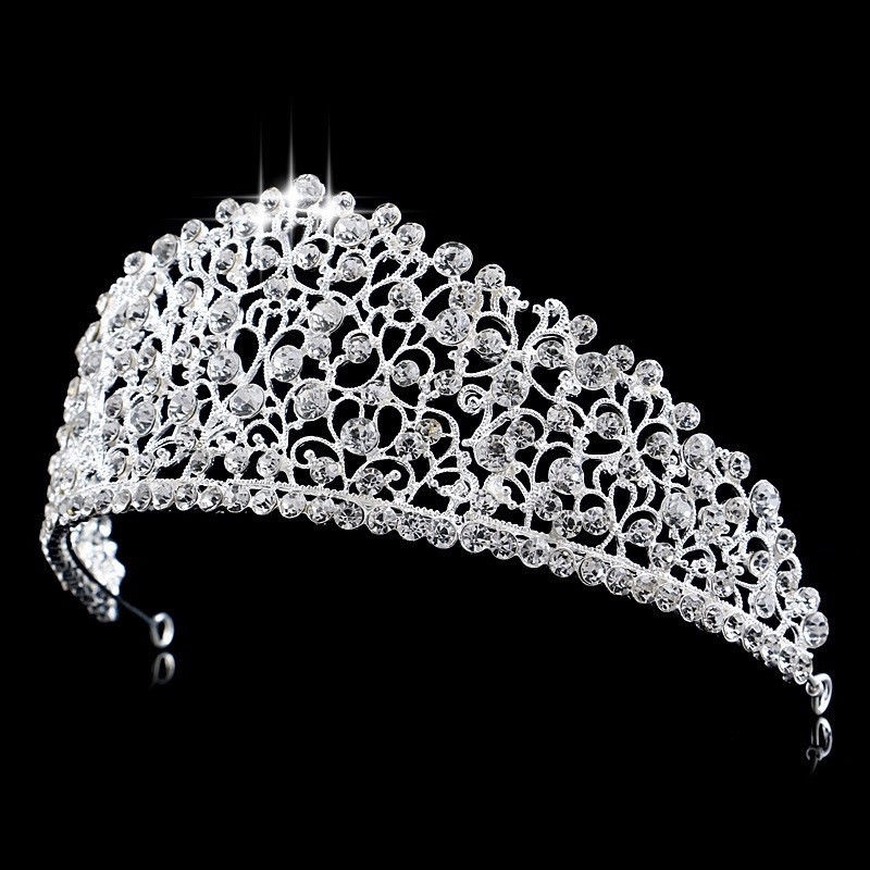 Big Wedding Diamante Encolhedor Tiaras Faixa De Cabelo Coroas De Cristal Para Noivas em Oferta na Shopee