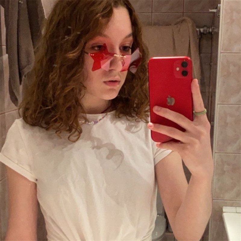 Óculos De Sol Feminino Estrela irregular Pentagrama