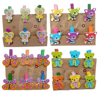 Mini Prendedor Decorado c/6 Unidades em Oferta na Shopee