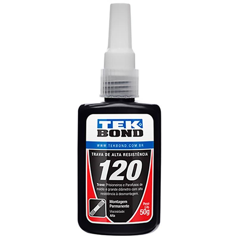 Cola Trava Parafusos 120 Vermelho 50 GR 10141004300 TEKBOND - Home & Living