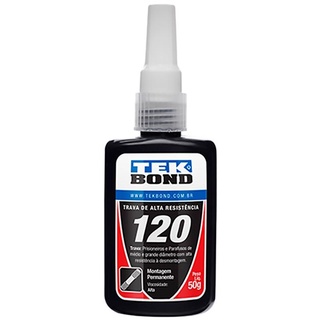Cola Trava Parafusos 120 Vermelho 50 GR 10141004300 TEKBOND em Oferta na Shopee