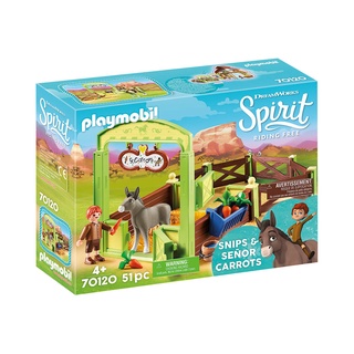 Playmobil - Snips E Señor Carrots Com Estábulo