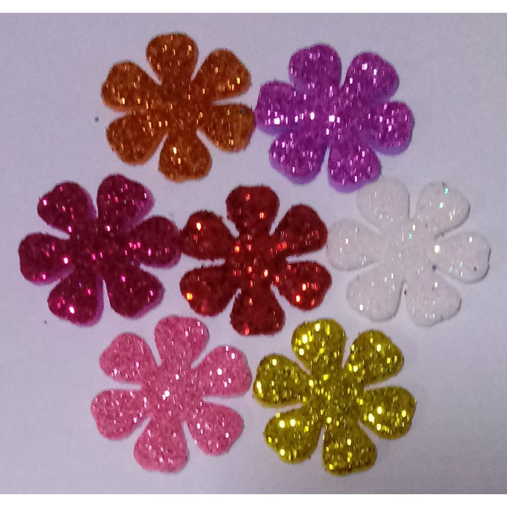 Mini Flor Florzinha 2cm Apliques Em Eva Shopee Brasil 4506