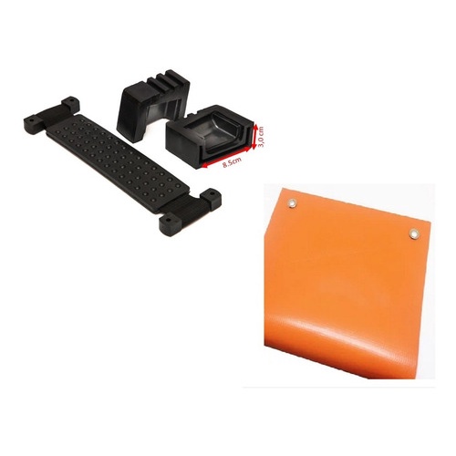 Kit 1 Par Sapata Pé De Bor + 1 Un Cintas Poste 1 Bandeirola