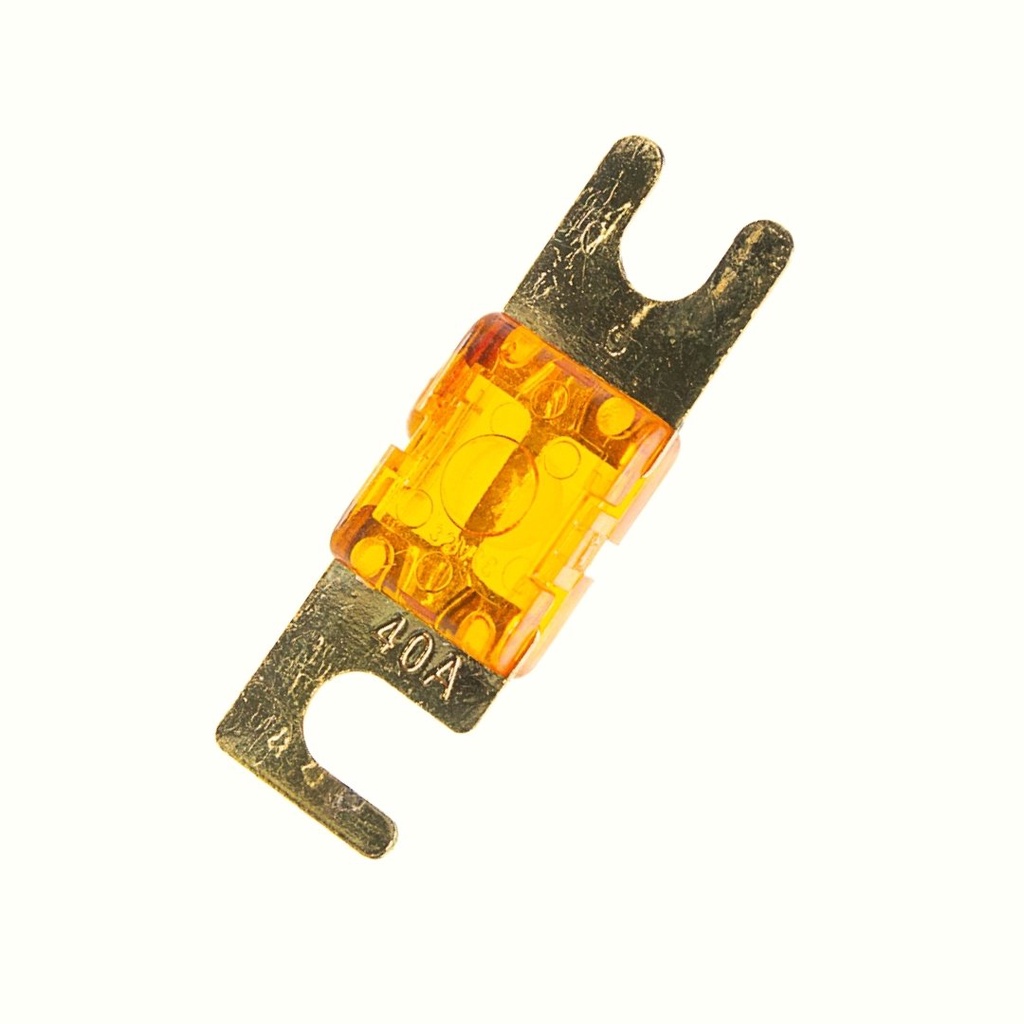 Fusível Mini Faca Modelo Anl Banhado a Ouro Tecnoise