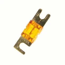 Fusível Mini Faca Modelo Anl Banhado a Ouro Tecnoise