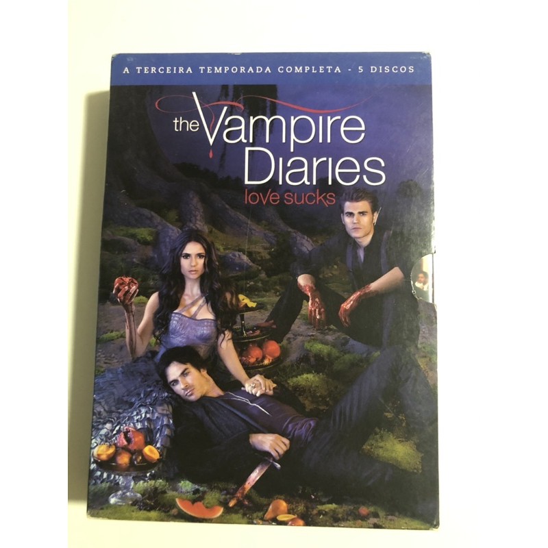 box terceira temporada the vampire diaries tvd | Shopee Brasil
