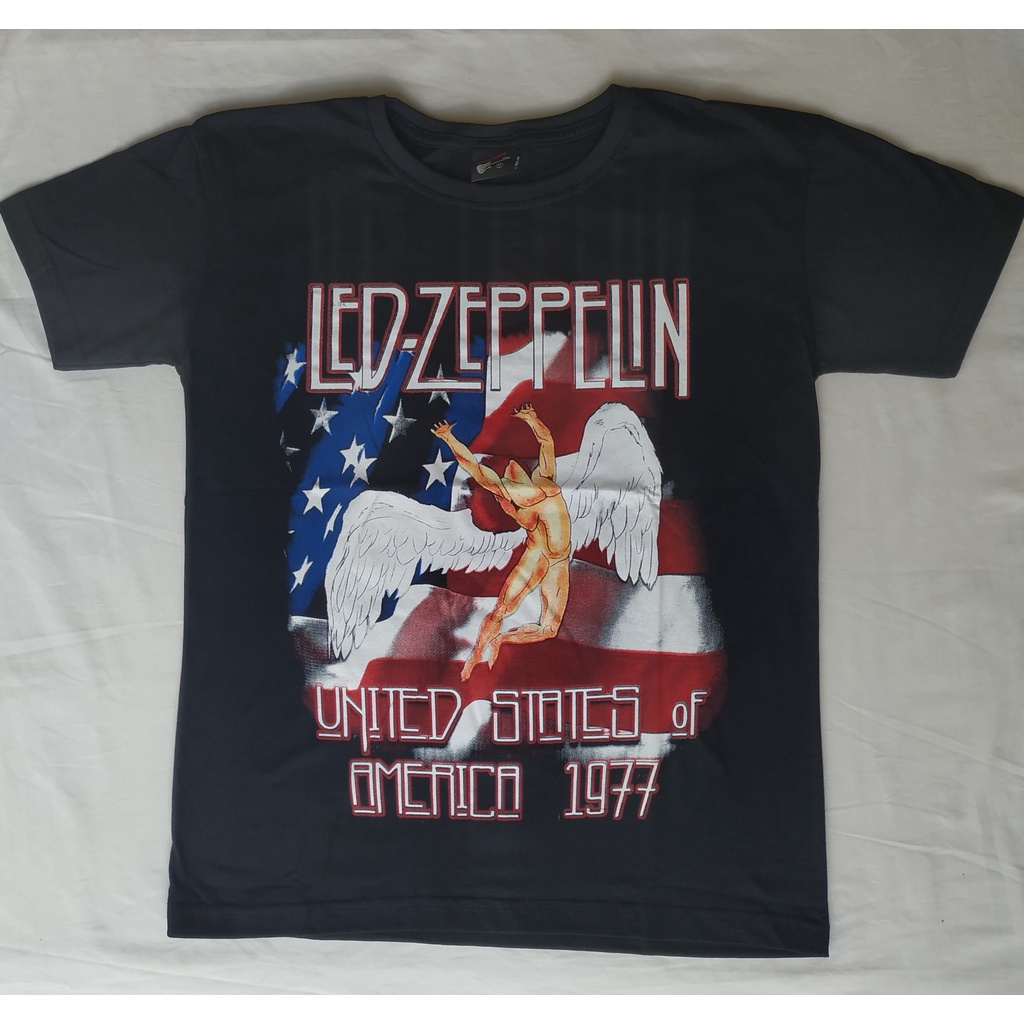 T SHIRT LED ZEPPELIN ORIGINALE Rock Music Bimbo Adulto/a Maglia Nuovo