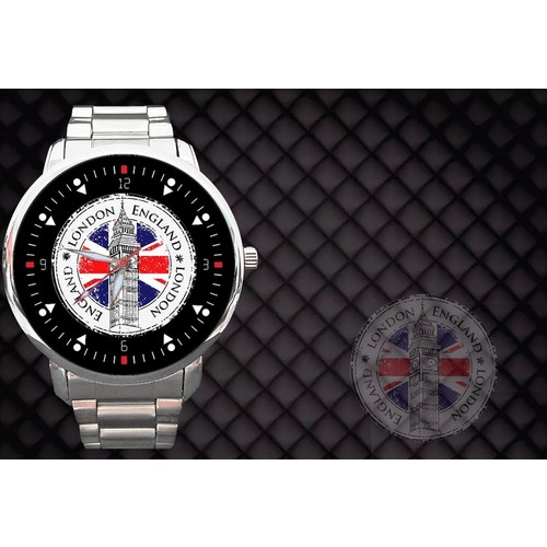 3 Relógios Inglaterra Londres Bandeira Copa Top Kit 3 Peças