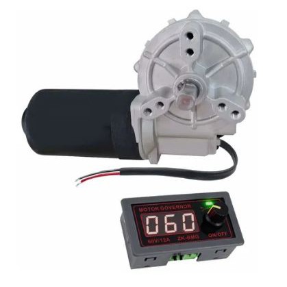 Motor Redutor Motoredutor 24v Dc 82 Rpm + Controlador Pwm D