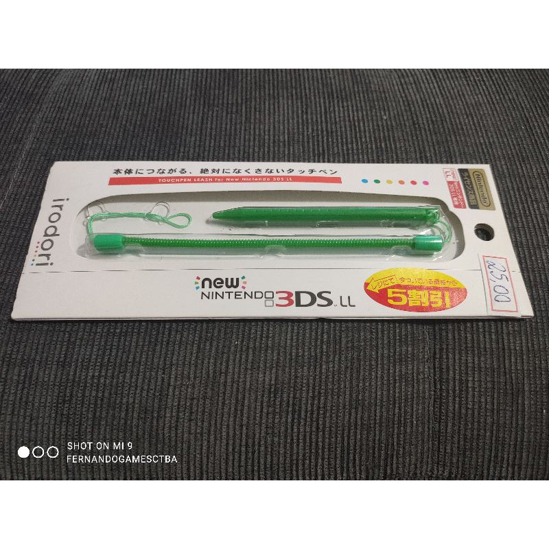 Stylus Nintendo New 3ds Xl Original Frete 10 Leia Escorrega o