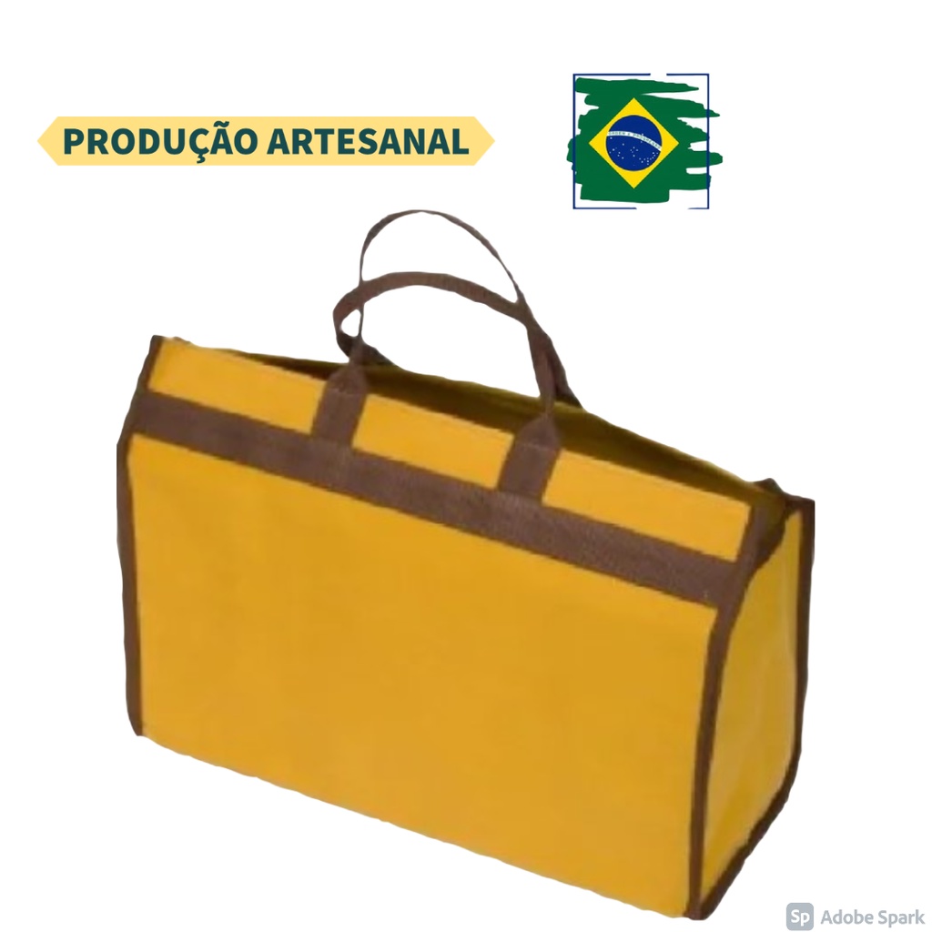Sacola feira bolsa de lona ferramentas 2 tamanhos super reforçado Fabricação Artesanal Envio em 24 horas