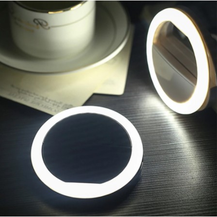 Ring light Luz led anel selfie luz de preenchimento móvel usb carga do telefone 