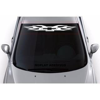 Adesivo Faixa Parabrisa Esportivo Tuning Tribal Chevrolet