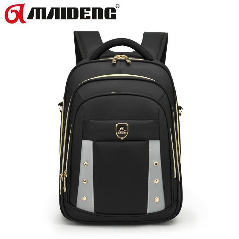 Mochila Feminina Masculina Bolsa Prova D'água C/ Alça Laptop MAIDENG ...