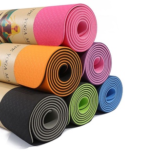 Fitness Tapete Tpe Profissional Dupla Face Yoga Pilates Ginástica