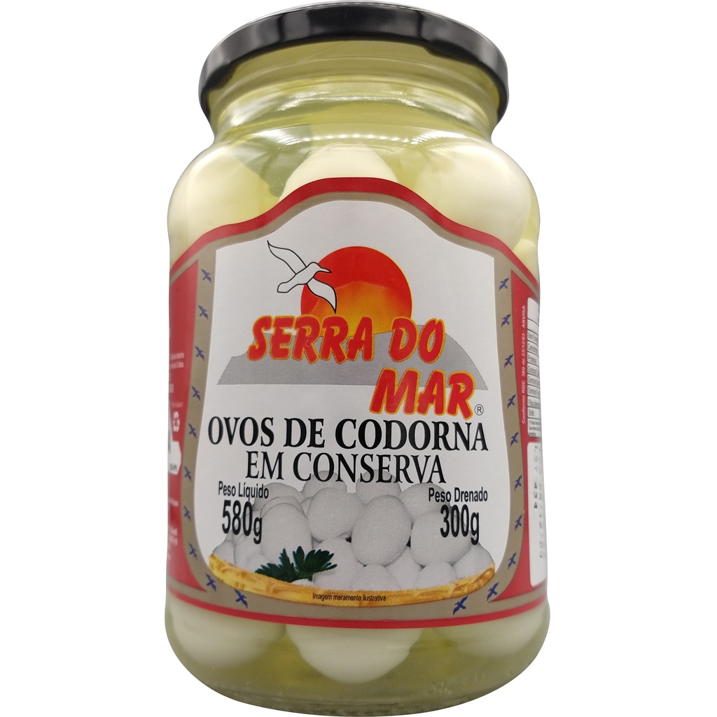 Ovo de codorna 300g tradicional - Serra do Mar