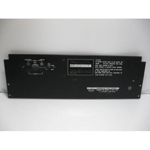 Tampa Traseira Tape Deck Akai Cs-705d Ferro