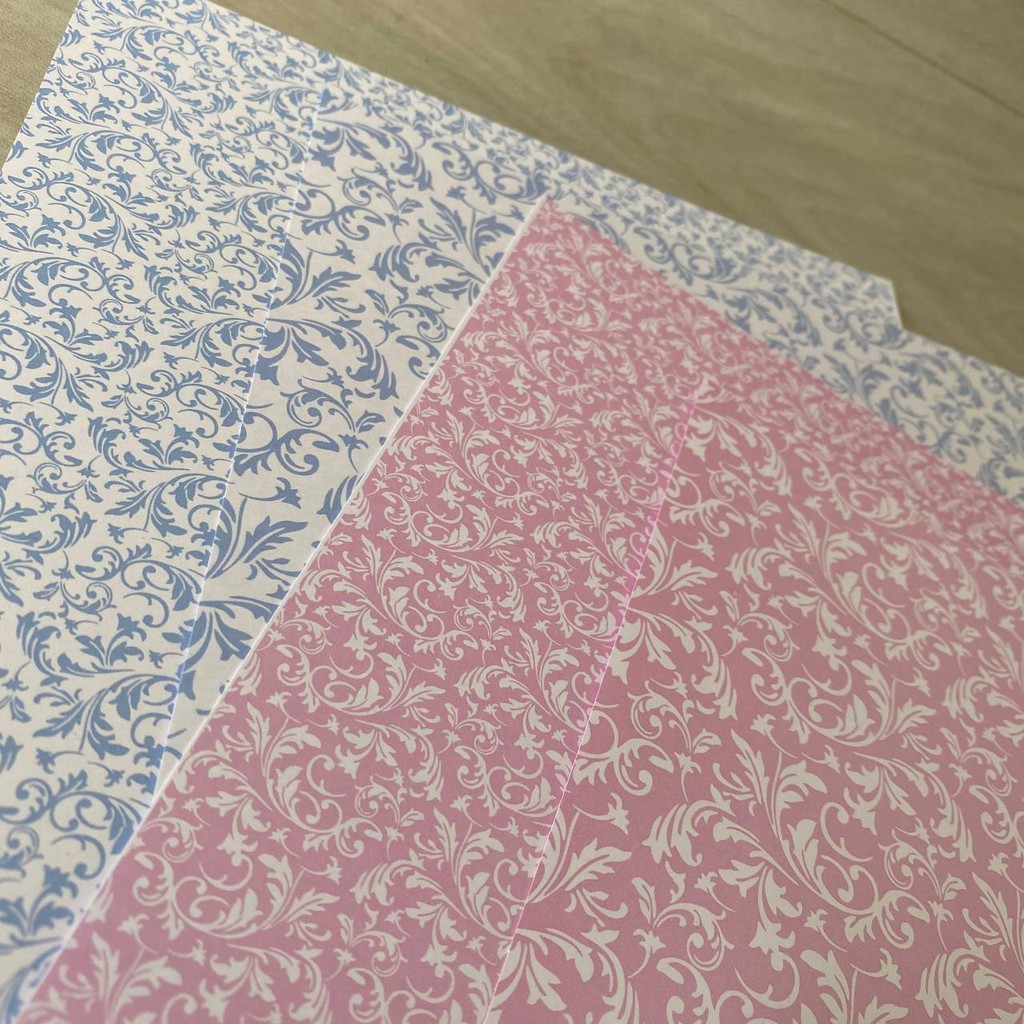 Papel Estampado Renda - 5 Folhas A4 dupla Face em Oferta na Shopee