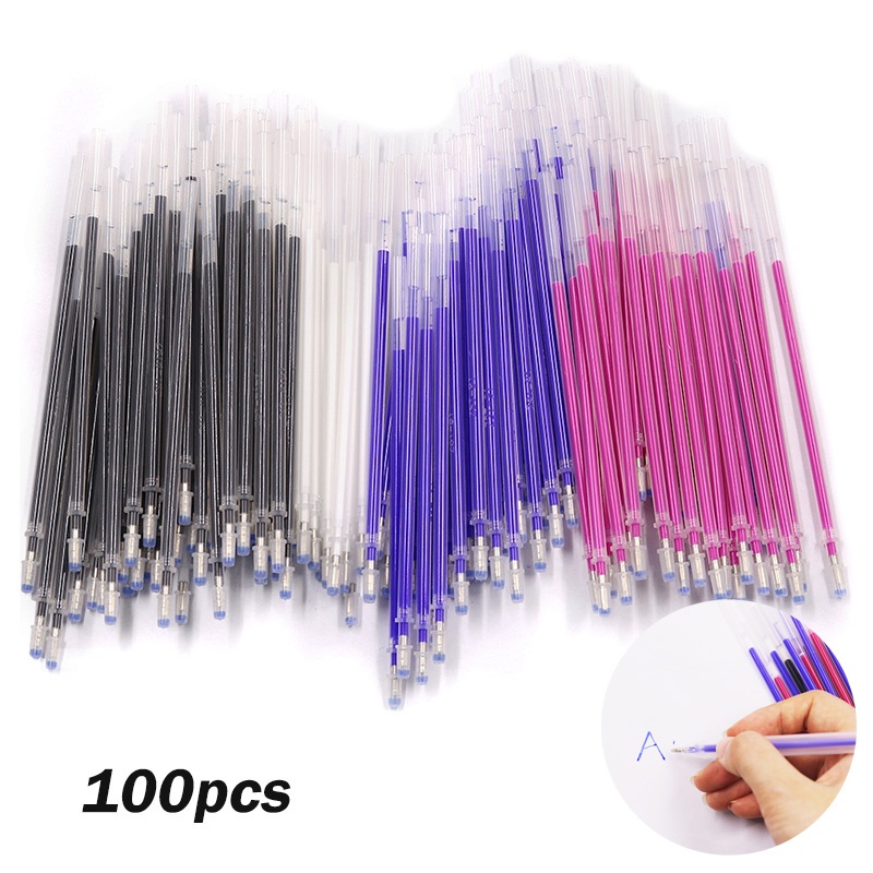 100pcs Refil De Caneta Apagável De Calor Para Roupas De Couro Marca De Alta Temperatura