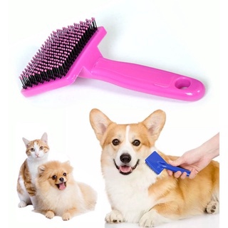 Escova Rastelo Pente Plastico Para Pentear Cachorros e Gatos Pet Tirar os Pelos - Otima Qualidade
