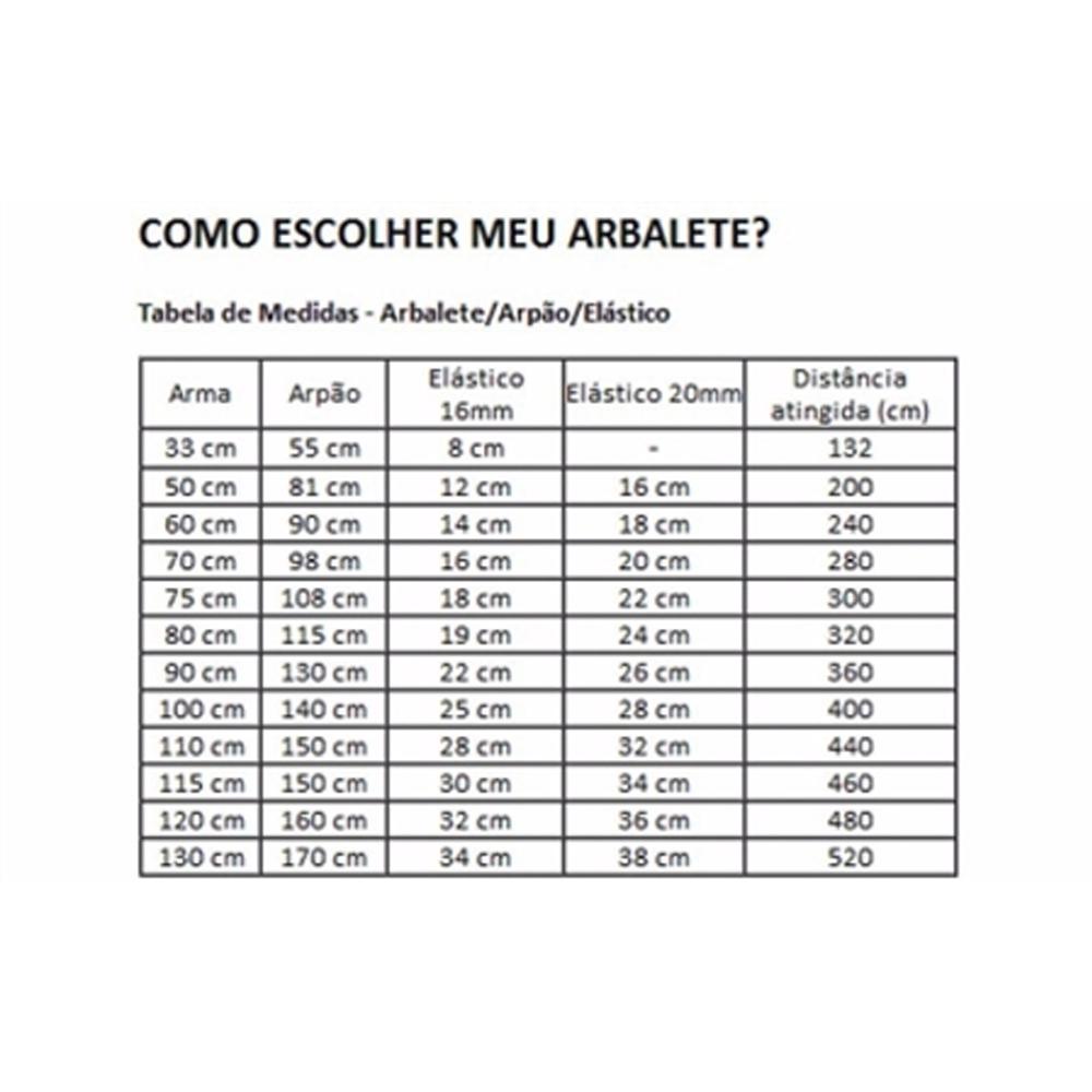 Detalhes do Borracha Elástico para Arbalete 16mm – Divecom N16 - 70cm