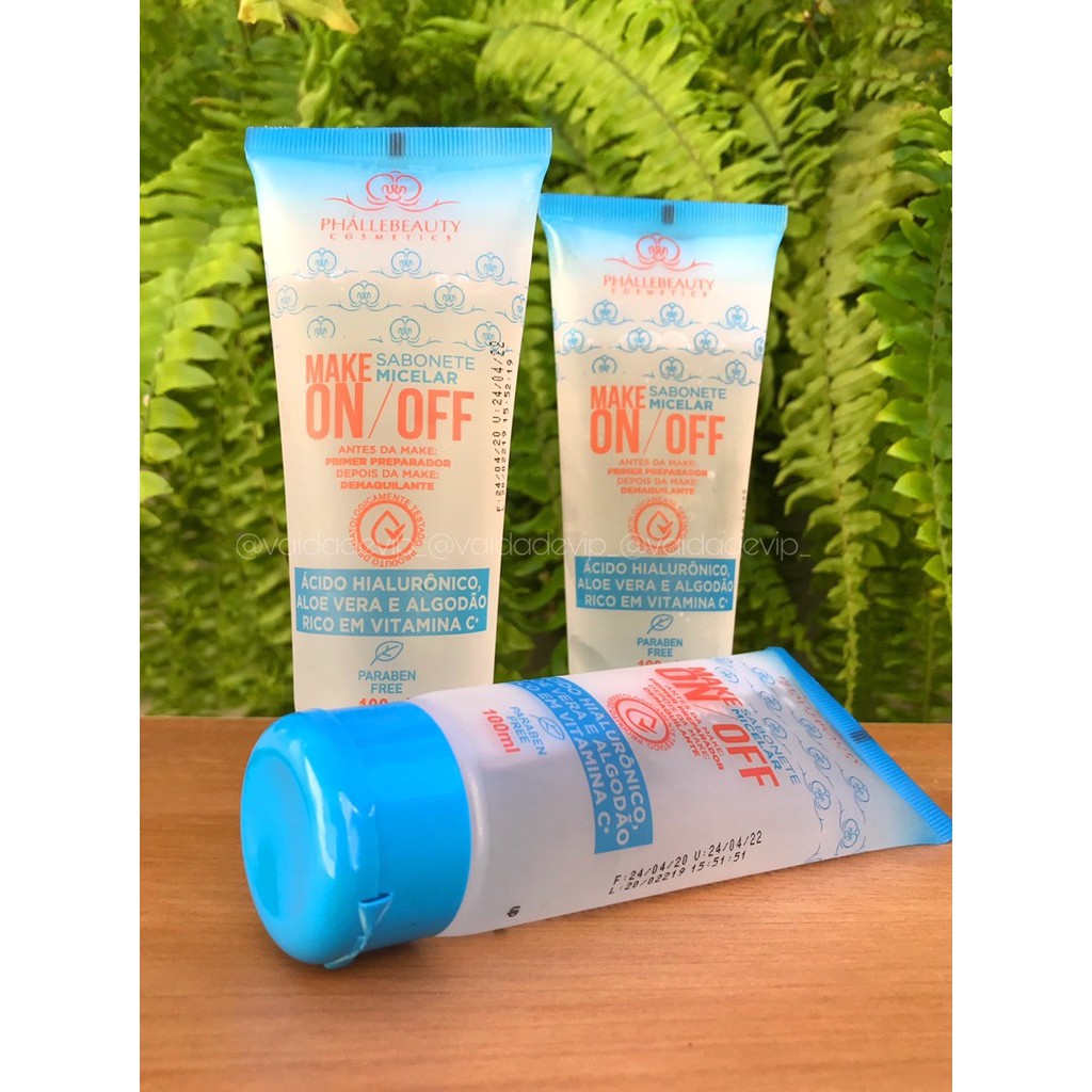 Sabonete Micelar Make On Off Phállebeauty - 1 Unidade | Shopee Brasil