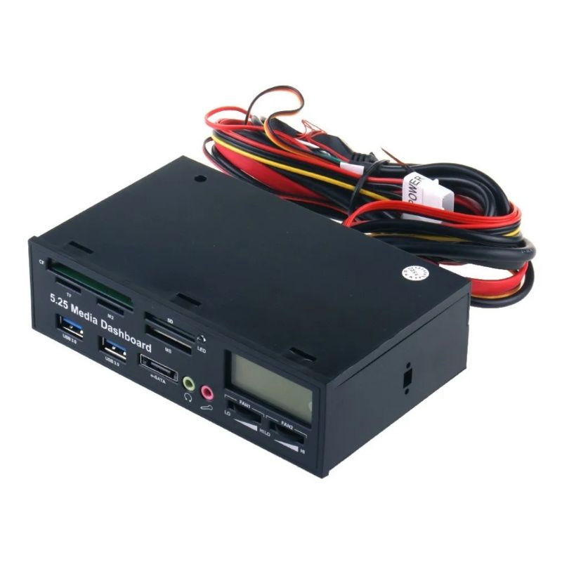 5.25 Usb 3.0 E-sata All-in-1 Pc Media Dashboard