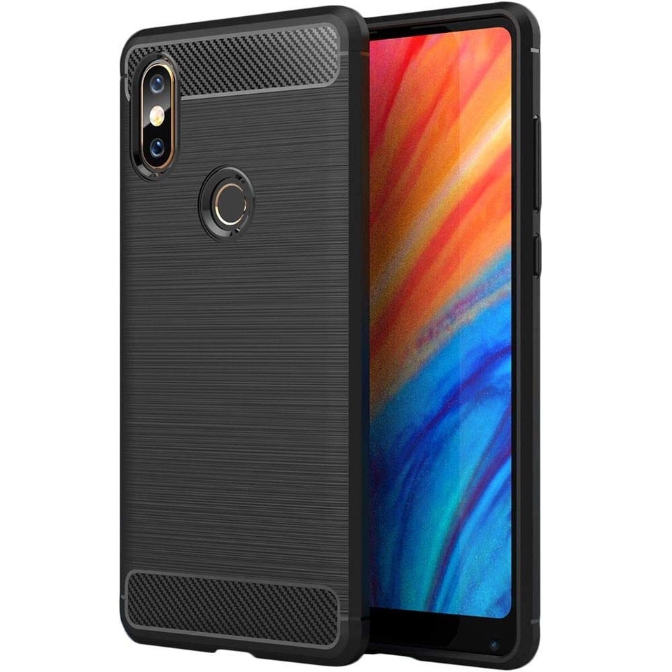 Capa Xiaomi Mi Mix 2s (Tela 5.99) Carbon Fiber Anti Impacto