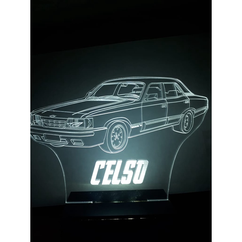 Luminária Abajur led Opala Diplomata GM personalizado