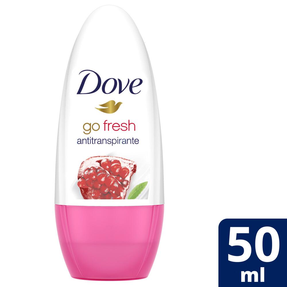 Desodorante Antitranspirante Roll-On Dove Go Fresh Romã e Verbena 50ml em Oferta na Shopee