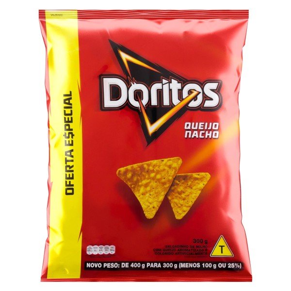 Salgadinho Doritos Queijo Nacho 300g Familia Elma Chips doces atacado
