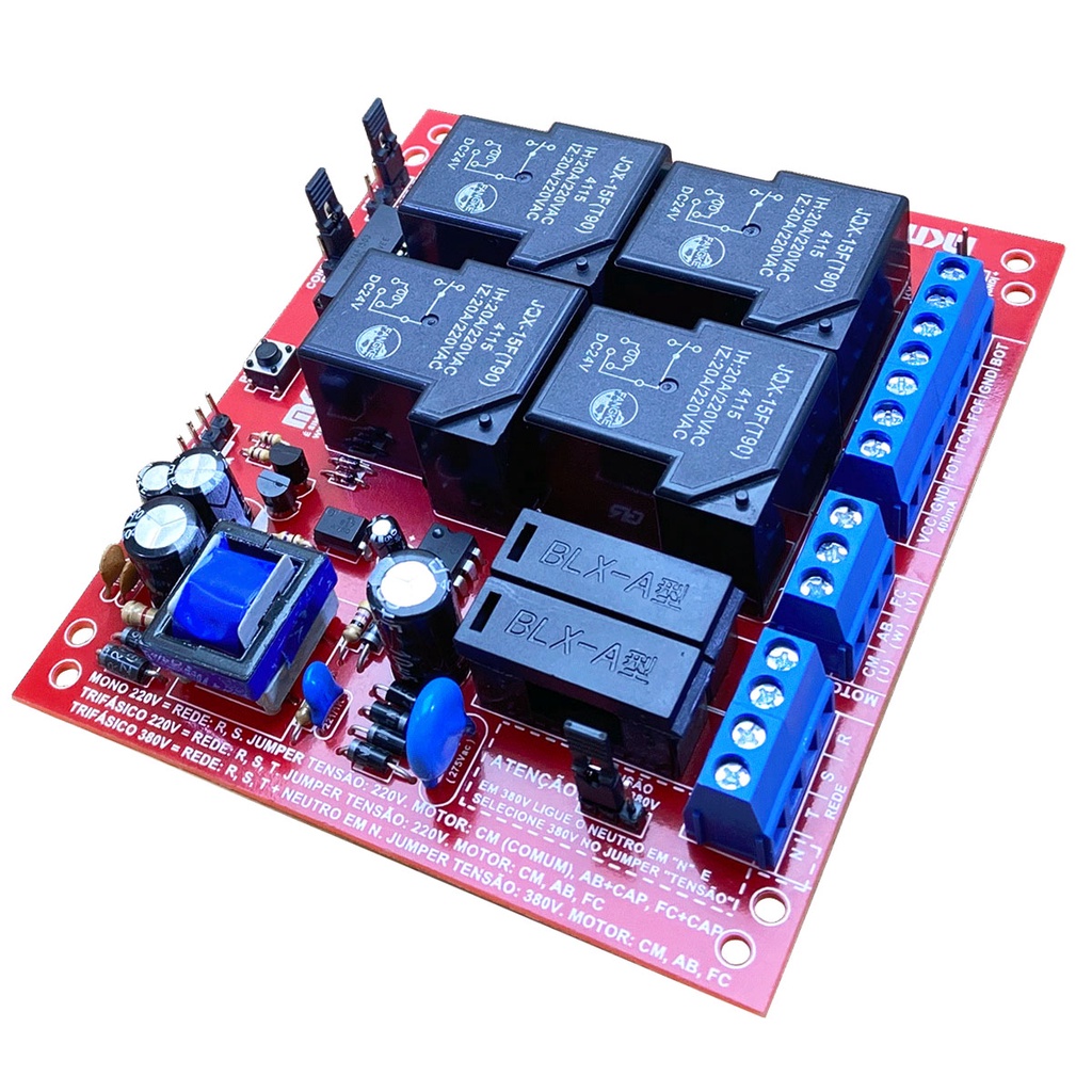 Central Placa Comando Portao Automatico Trifasica Ppa Garen