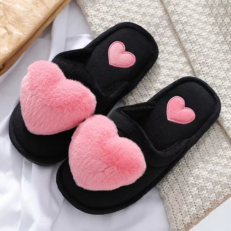 Pantufa V003Chinelo De Quarto Sapato Com Coraçã Qualidade Muito Confortáveis Antiderrapant...