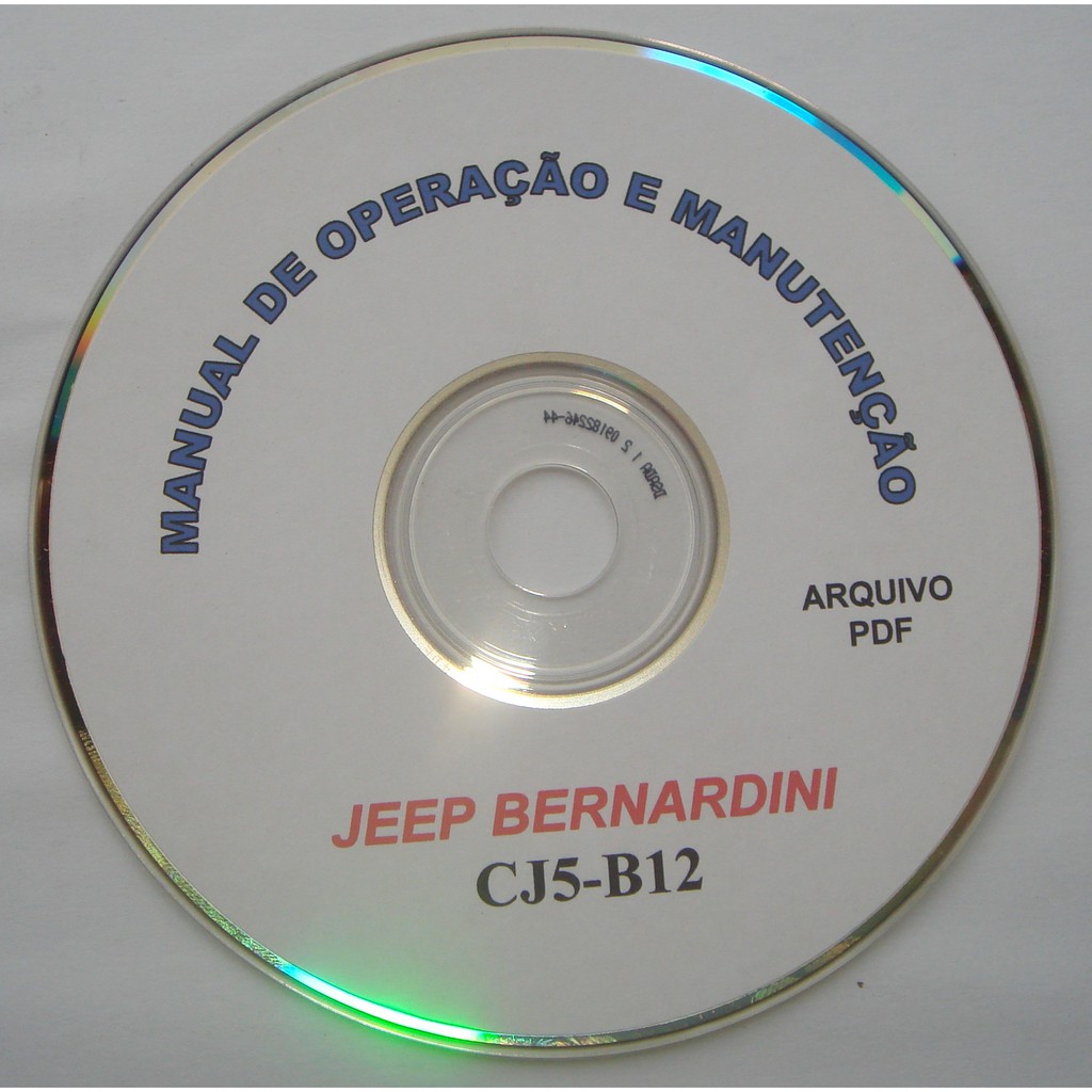 Manual de Operação e Manutenção Jeep Bernardini - CJ5-B12
