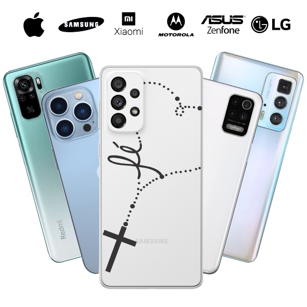 Capinha Capa Case Personalizada Fé Terço - Disponível para Android e iPhone