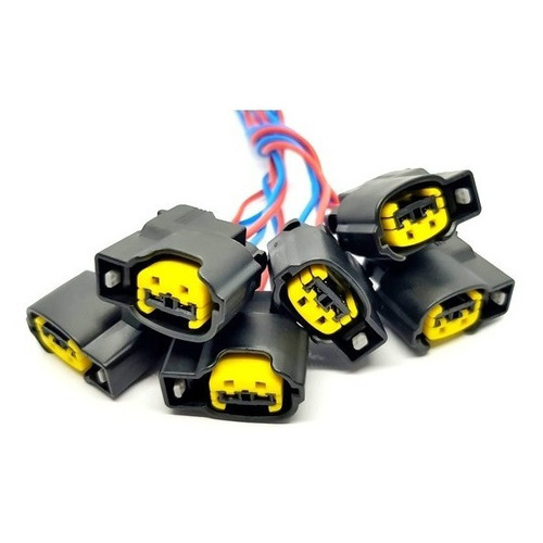 6x Conector Plug Chicote Bobina Santa Fé 2.7 V6 Gasolina Doh