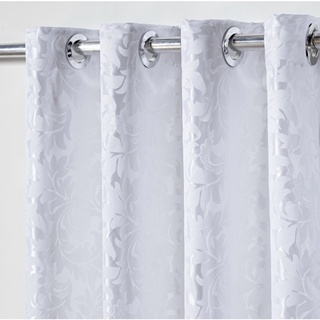 Cortina Jacquard 2,20 de largura x 1,30 de Altura Para Janela Quarto ou Sala