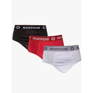 Kit 3 Cuecas Slip Plus Size XGG Microfibra Premium C/Forro 100% Algodão