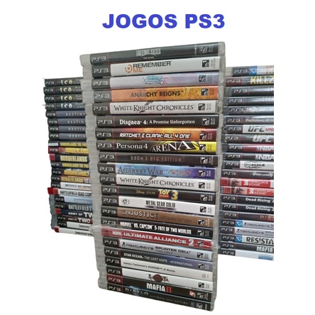 Jogos Originais - PS3 - Mídia Física