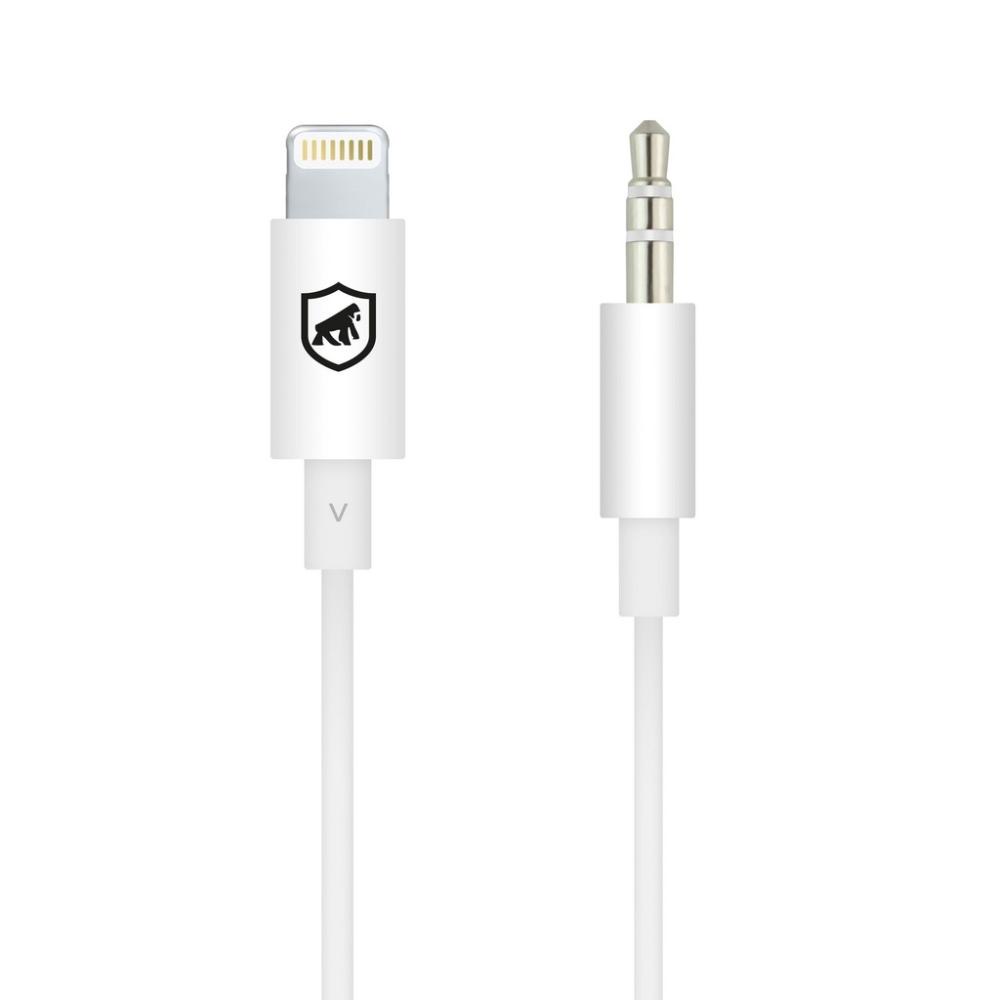 Gshield Cabo Auxiliar 1m com Adaptador P2 / Lightining para iPhone