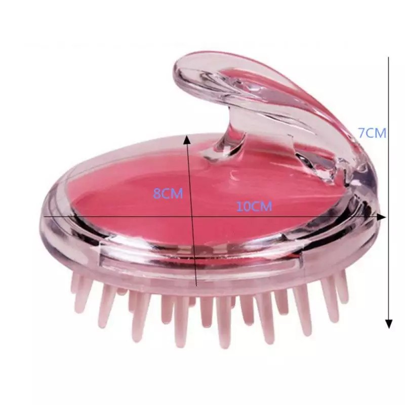 Escova De Silicone Para Cabelos banho Anti Queda capilar | Shopee Brasil
