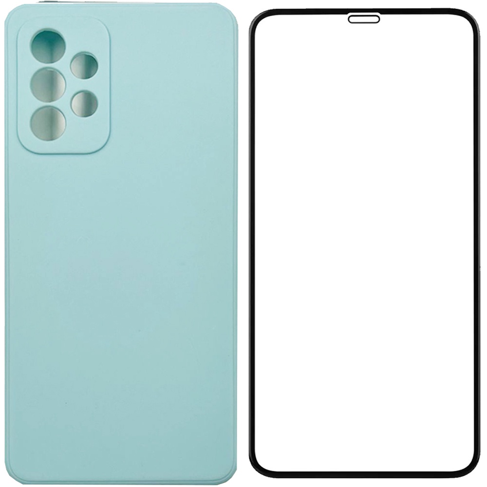 Kit Pelicula 3D Capa Silicone Veludo Compativel A52 A52S em Oferta na Shopee